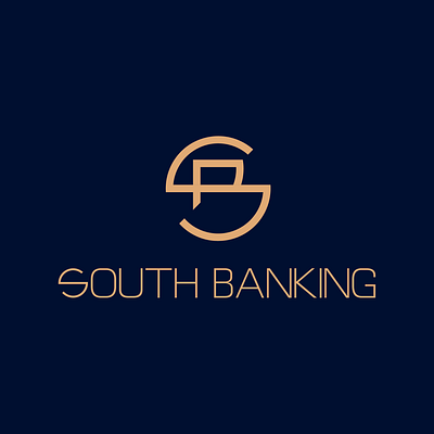 South Banking logo adobe illustrator banking branding custom logo design graphic design letter logo logo design logo designer logo ideas logo inpiration logotype vector vector logo visual identity