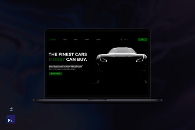 Car retail hero's page app design landing page ui ux websitedesign