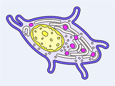 Cell one illustration vector