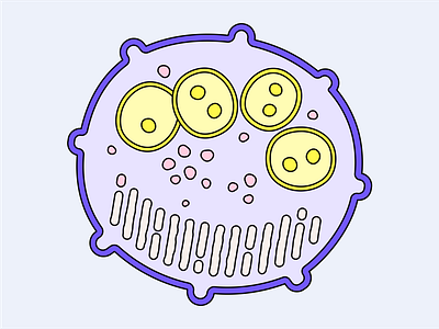 Cell two illustration vector