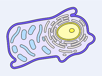 Cell three illustration vector