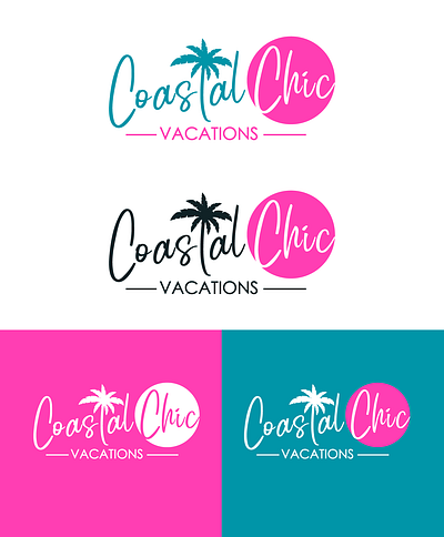 Logo concept 02 beach branding coastal graphic design logo