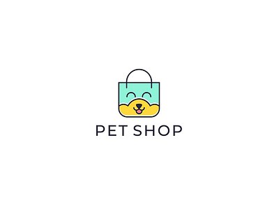 Pet shop logo branding cat logo design graphic design illustration logo minimal logo office cup logo ui vector