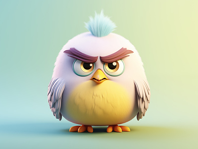 3D Cartoon Angry Bird Character, 3D cartoon Bird 3d bird 3d cartoon bird 3d cartoon design 3d cartoon logo 3d design 3d designer 3d illustration 3d logo 3d logo design angry bird angry bird 3d branding cartoon bird cartoon bird character cartoon character cartoon design cartoon logo character design graphic design illustration