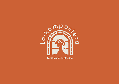 La Kompostera bio brand branding brown compost creación de marca diseño gráfico eco ecologic ecológico fertilizante fertilizer figma graphic design illustrator logotipo logotype marca rural sustainable