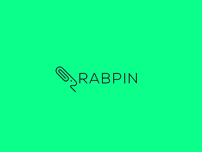 Rabpin Logo branding cat logo design graphic design illustration logo minimal logo office cup logo ui vector