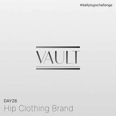 Day 28 | Hip Clothing Brand | Daily Logo Challenge dailylogochallenge day28 design graphic design logo