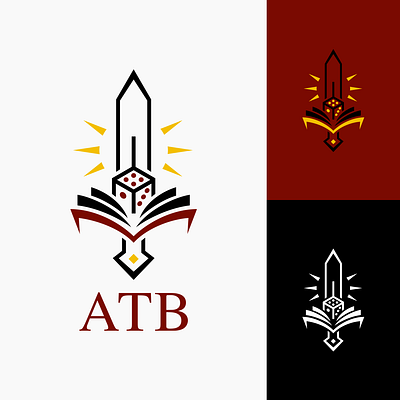 Logo Design for ATB board game branding commission design freelance work graphic design graphic designer logo logo design logo design branding logo designer sword vector