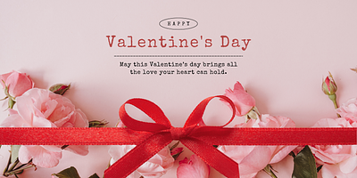 Valentine’s Day Banner Design banner canva designer celebration content creator design romantic valentine
