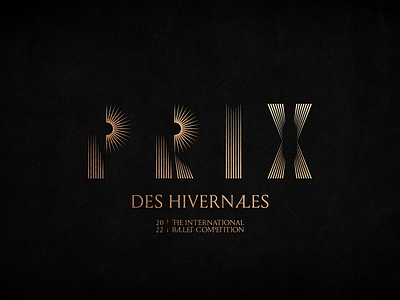 Prix des Hivernales ballet branding classical danceballet design eventidentity graphic design graphicdesign identity logo minimal poster poster design posters print typography