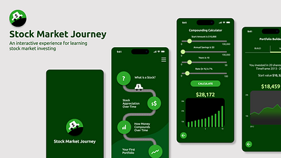 Stock Market Journey app logo market mobile stocks ui