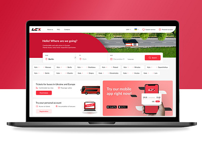 Bus tickets online store onlinestore store ui uidesign ux uxdesign uxui webdesign