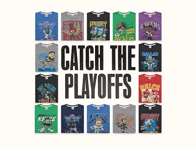 Catch the NFL Playoffs football football design instagram nfl nfl social playoffs social media design social post sports design