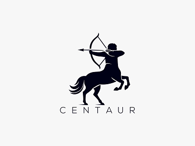 Centaur Logo app bow logo branding cantaur centaur design centaur logo centaur vector logo centaur vector logo design design game graphic design horse logo illustration logo strong
