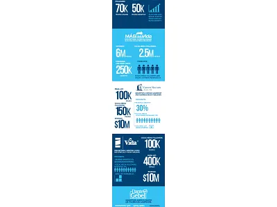 Infographic Campaign Results branding graphic design infographic inph