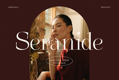 Seranide - Elegant Serif Typeface poster