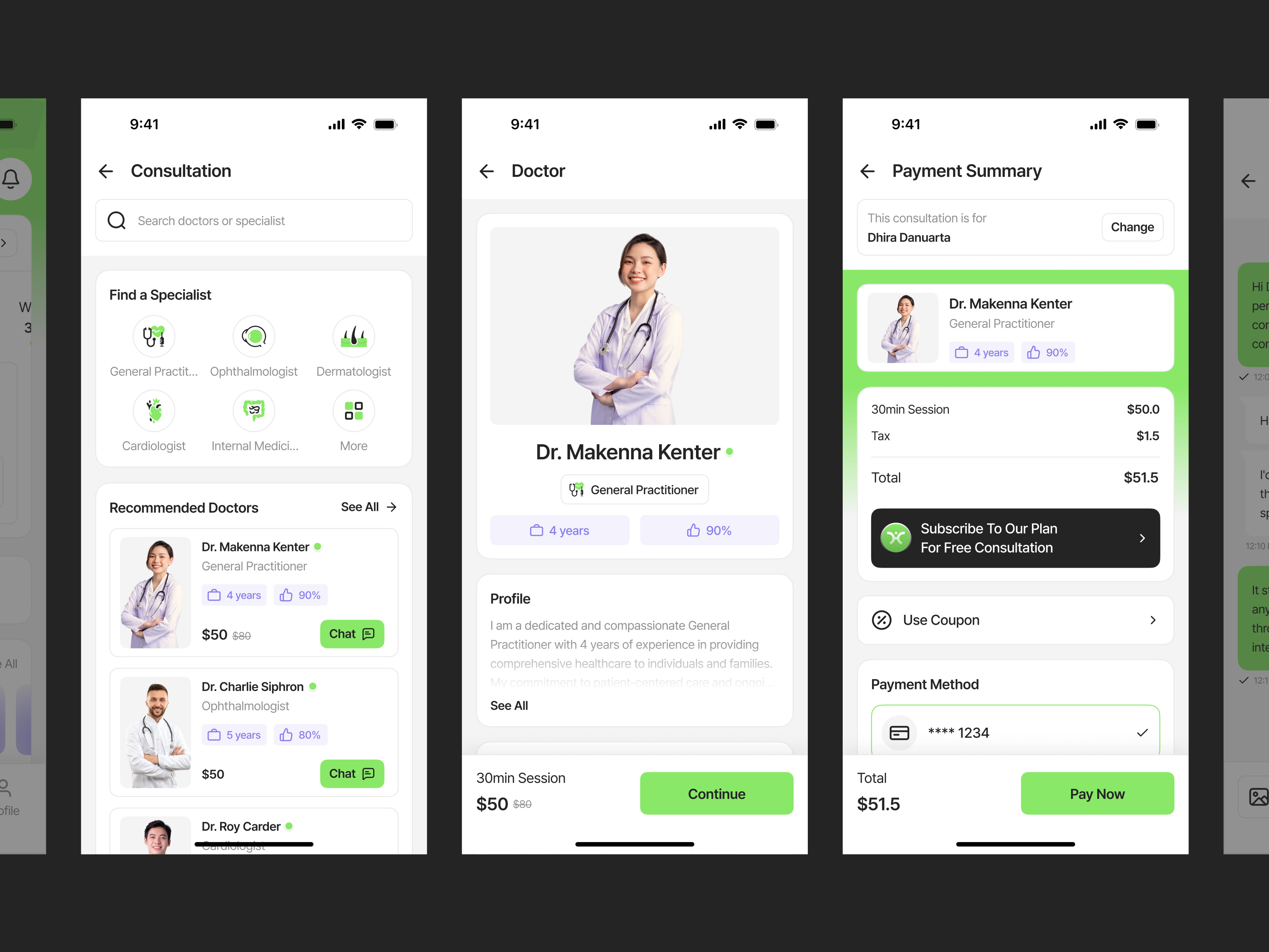Horizons - Healthcare app [Consultation] accessible app appointment booking consultation design doctor healthcare hostpital light mode medical medicine mobile schedule specialist ui ui design uiux virtual care