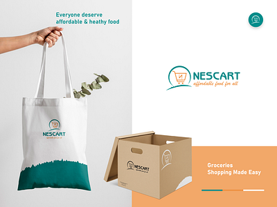 Nescart Branding - Brand Identity Design brand identity branding design graphic design grocery store logo logo nescart oniontabs