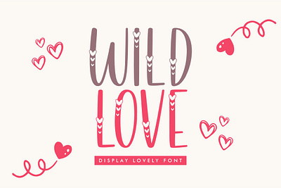 Wild Love - Lovely - Cute Font - FREE FONT free font lovely valentine