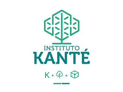 Instituto Kanté alphabet axis branch branding cube education educational elementary geomtetric graphic design institute k kante kindergarten logo middle school secondary square tree