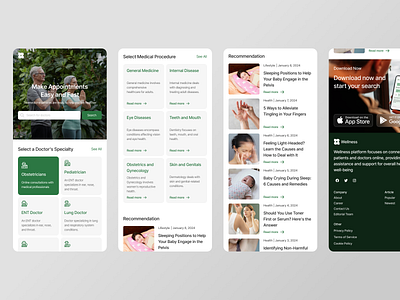 Wellness - Search Doctor [Responsive] consultation doctor health healthy interface landing page life life balance mental healthcare minimalism responsive search specialties web web design web responsive website wellness website