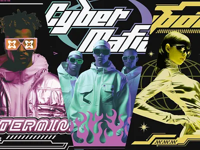 Futuristic Y2k Streetwear T-shirt Designs Bundle 2000s apparel design brand design clothing design graphic t shirt graphic tee hypster japanese merchandise design pop culture print design streetwear t shirt design t shirt design t shirt design vector t shirt designs bundle y2k y2k design y2k poster y2k streetwear y2k t shirt design