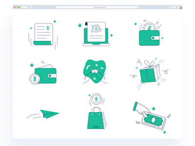 E-invoicing theme illustration e invoicing fintech icon illustration melbourne