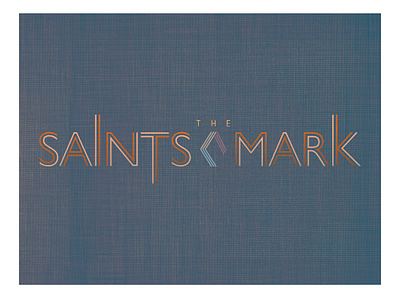 The Saints Mark | Logo Design adobe alternative music bandart christianity design designinspiration fort worth illustration local music logo logo design saints mark saintsmark scottymorris scottyofeden texas