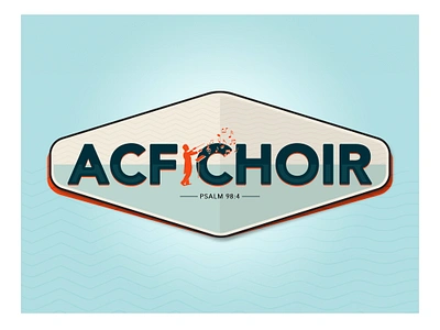 ACF Choir | Logo Design bibleart choir christianity church churchart fortworth illustration logo logo design scottymorris scottyofeden texas