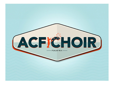 ACF Choir | Logo Design bibleart choir christianity church churchart fortworth illustration logo logo design scottymorris scottyofeden texas