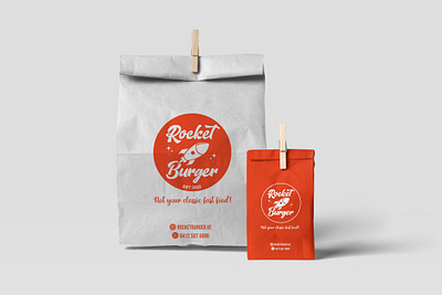 Packaging Design*/ Rocket Burger 3d brand design brand identity branding design food packaging design graphic design illustration logo packaging packaging design product design vector