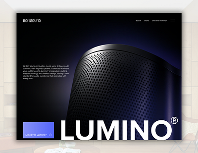 Lumino® design figma hero js webdesign css website design ui ui design web web design graphic ui uidesign website