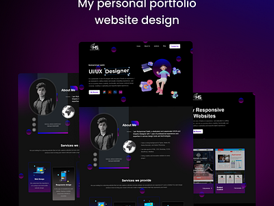 Personal Portfolio website design branding graphic design logo portfolio website portfolio website design resume website ui uiux uiux designer portfolio website webdesign portfolio design website design portfolio