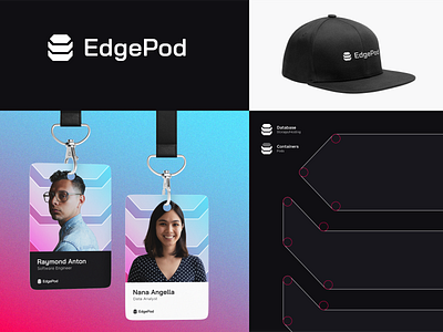 EdgePod Logo Concept asset brand brand identity branding cdn css edge edgepod global hosting html images internet logo network peas pod server staticasset storage