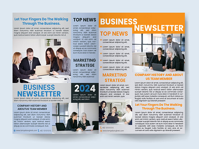 Corporate Newsletter Design annual brochure flyer brochure template business lesflet business letterhead business newsletter cover template creative financial flyer cover indesign template journal letterhead template modern brochure news newsletter professional report report template summer