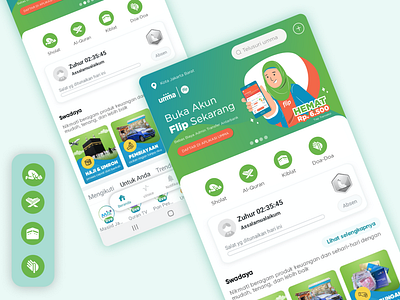 UMMA - Musilm Apps apps design design apps graphic design icon design illustration islam pro mosleem apps muslim apps ux illustration vector