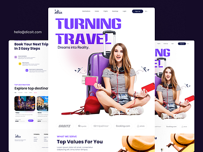 Desire Travel's Immersive Escape agency website design agency animation best travel agency near me bucketlist flights hotels motion graphics sustainabletravel travel travel agency travel agency website design travelgram travelling agency ui uiux vacation web design website design