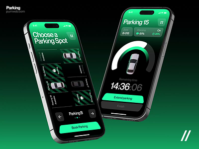Parking Payment Mobile iOS App android app app design app interaction booking car dashboard design design ui interface ios mobile mobile app parkig payment product design ui ux