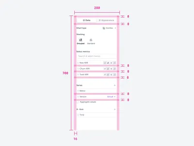 Side Panel | Breakdown b2b data design system details left panel nav panel project right panel saas settings side panel spatial system