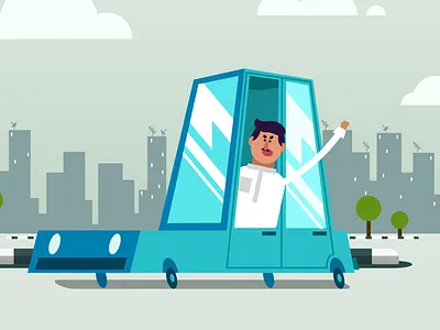 Come on! animation ara arab car clothes effects egypt illustration motion graphics saudi