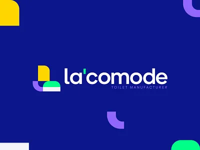 La'Comode (Toilet Manufacturer) abstract l logo bathroom brand branding comode comode logo l logo latin latrine letter logo logo logo design logotype toilet brand toilet manufacturer company typography logo