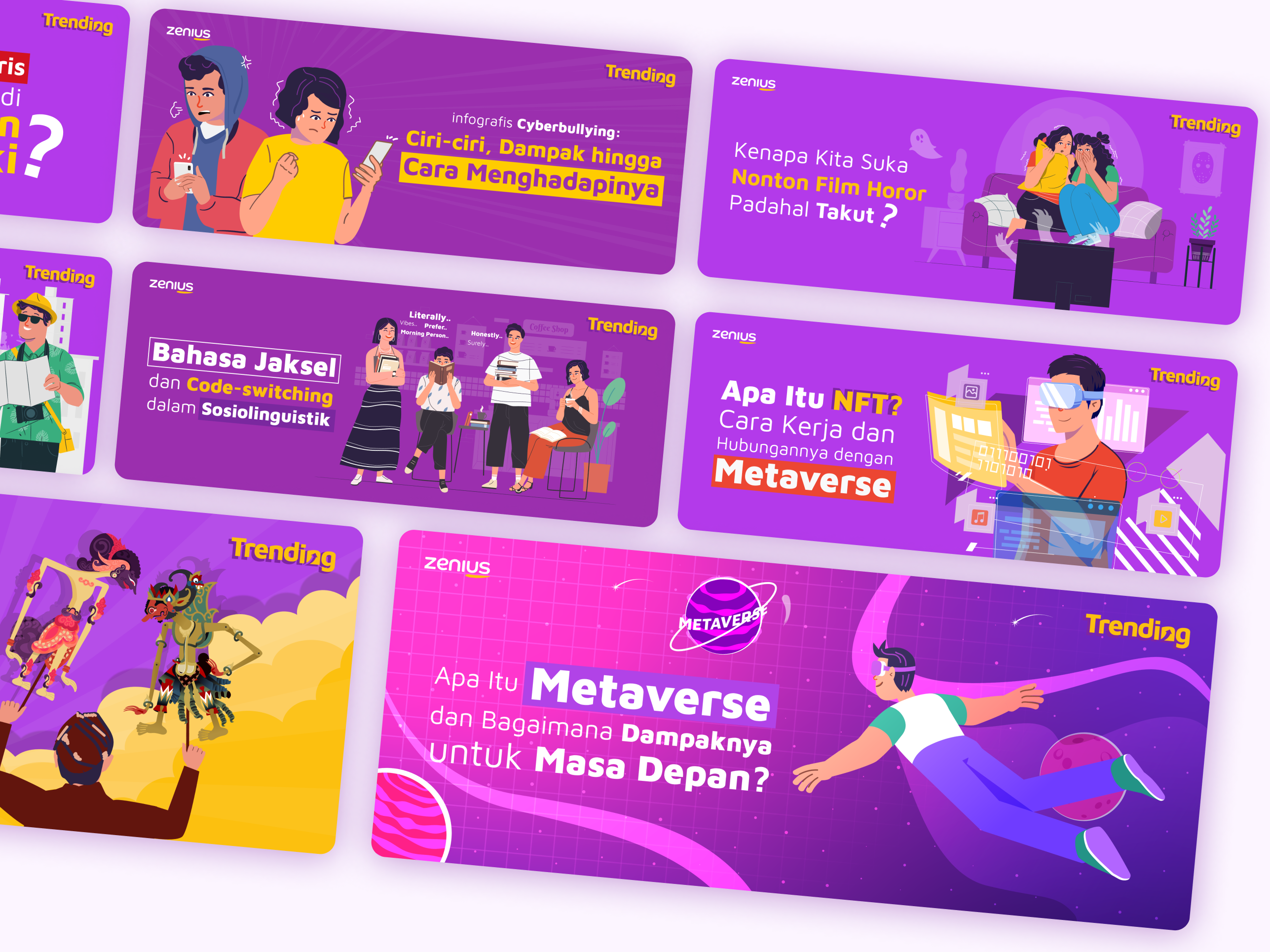 Zenius - Illustration Banner design by omae studio on Dribbble