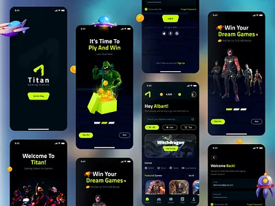 Titan: Gaming on the Go - Gaming Station Mobile App game app game interface game shop application game station game store game store app game store application game ui gaming gaming app gaming station gaming station design gaming station designs gaming station ideas gaming station template mobile app games mobile game mobile game ui playstation trendy games