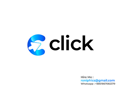C click logo a b c d e f g h i j k l m n c c click c click logo click contact creative logo gradient graphic design icon letter c logo m n o p q r s t u v w x y z motion graphics reach simple touch trace typography unique logo