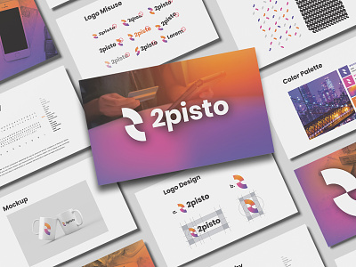 Branding Design for 2pisto banking brand brandbook brandbook design branding colorful colors design digital digital art fonts graphic design identity branding logo usage modern pattern virtual virtual banking