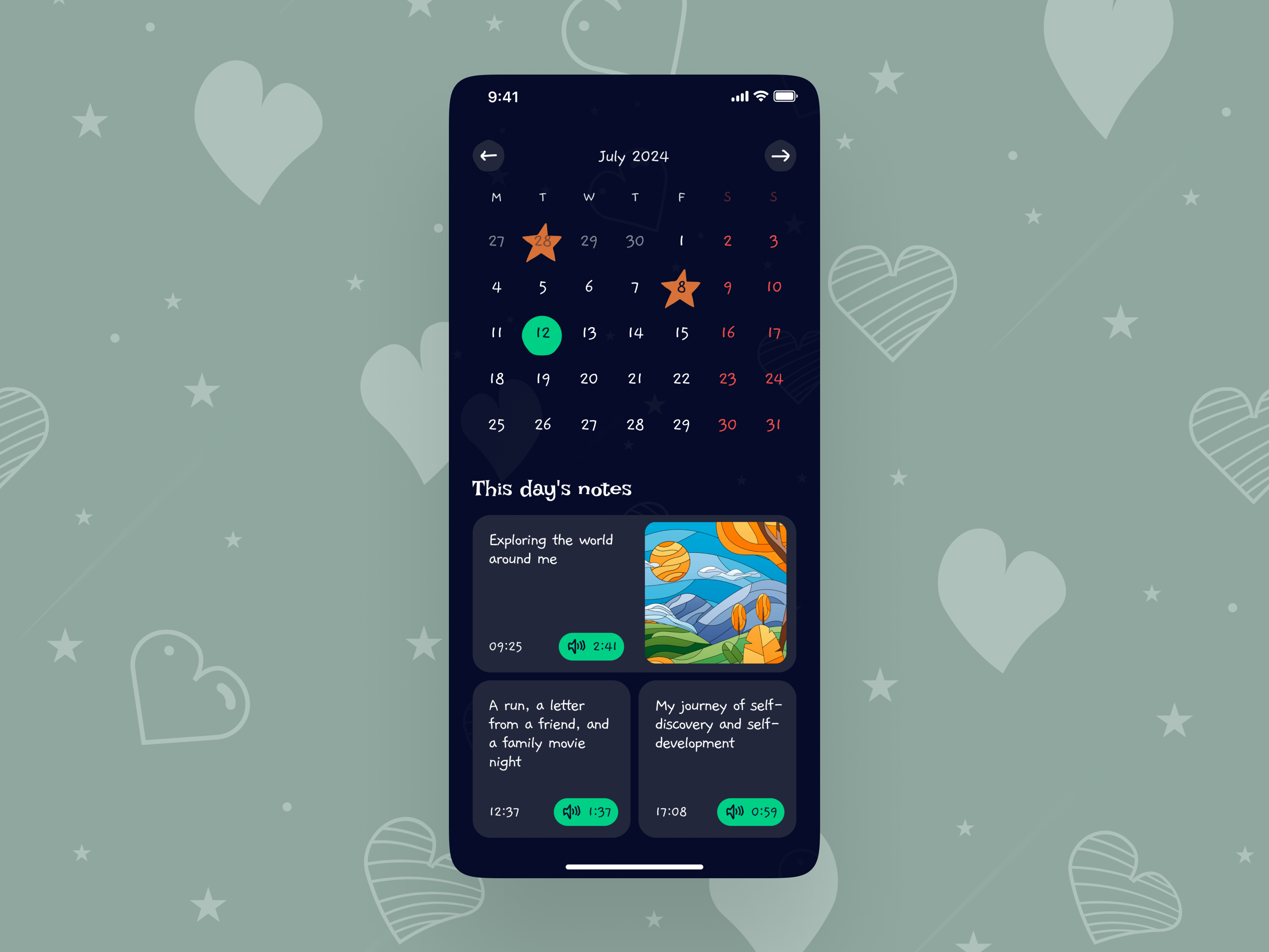 Diary Mobile App Concept by Ronas IT | UI/UX Team on Dribbble