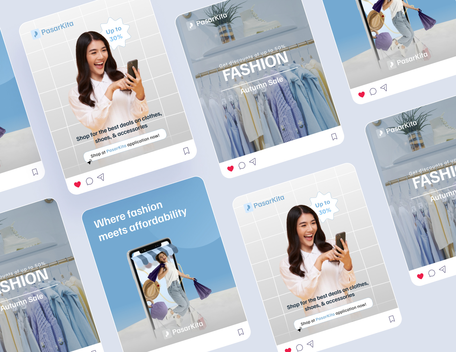 PasarKita - Marketplace Branding blue brand design brand guidelines brand identity branding design fashion graphic design graphic designer guide guidelines identity illustration logo logo concept logo design marketplace social media post vector visual identity