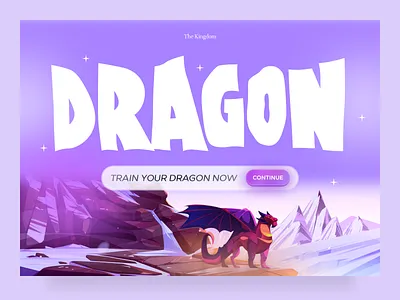 Dragon - Game UI Splash Screen 2d animation design flat illustration game game design game ui graphic design illustration ui ui design ux web