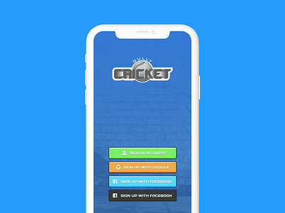 GULLY CRICKET GAME UI (GUI) DESIGN app design cricket game design gui logo ui