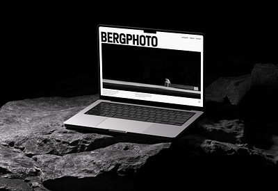 Bergphoto homepage homepage page design photo photograph portfolio website simple web design website